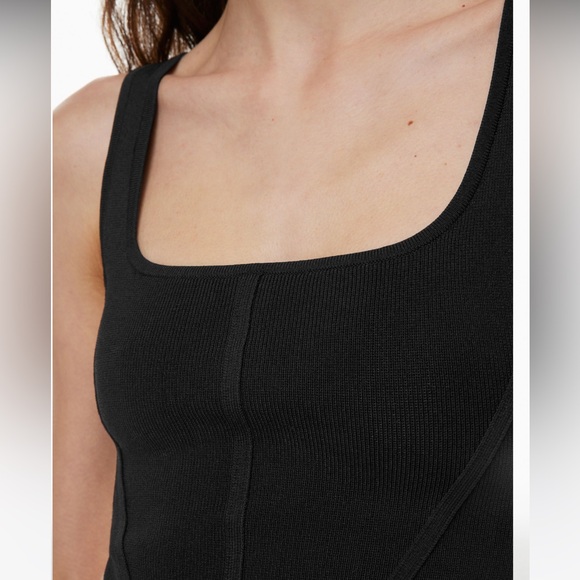 NWOT Aritzia Babaton Sculpt Knit Bustier Tank - Picture 2 of 8